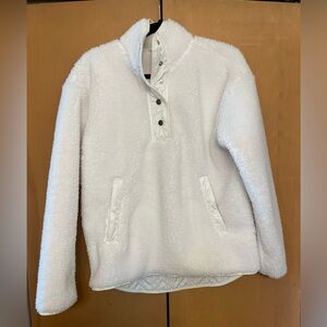 Athleta winter white fleece!  Size small.  Excellent condition.  Only worn once